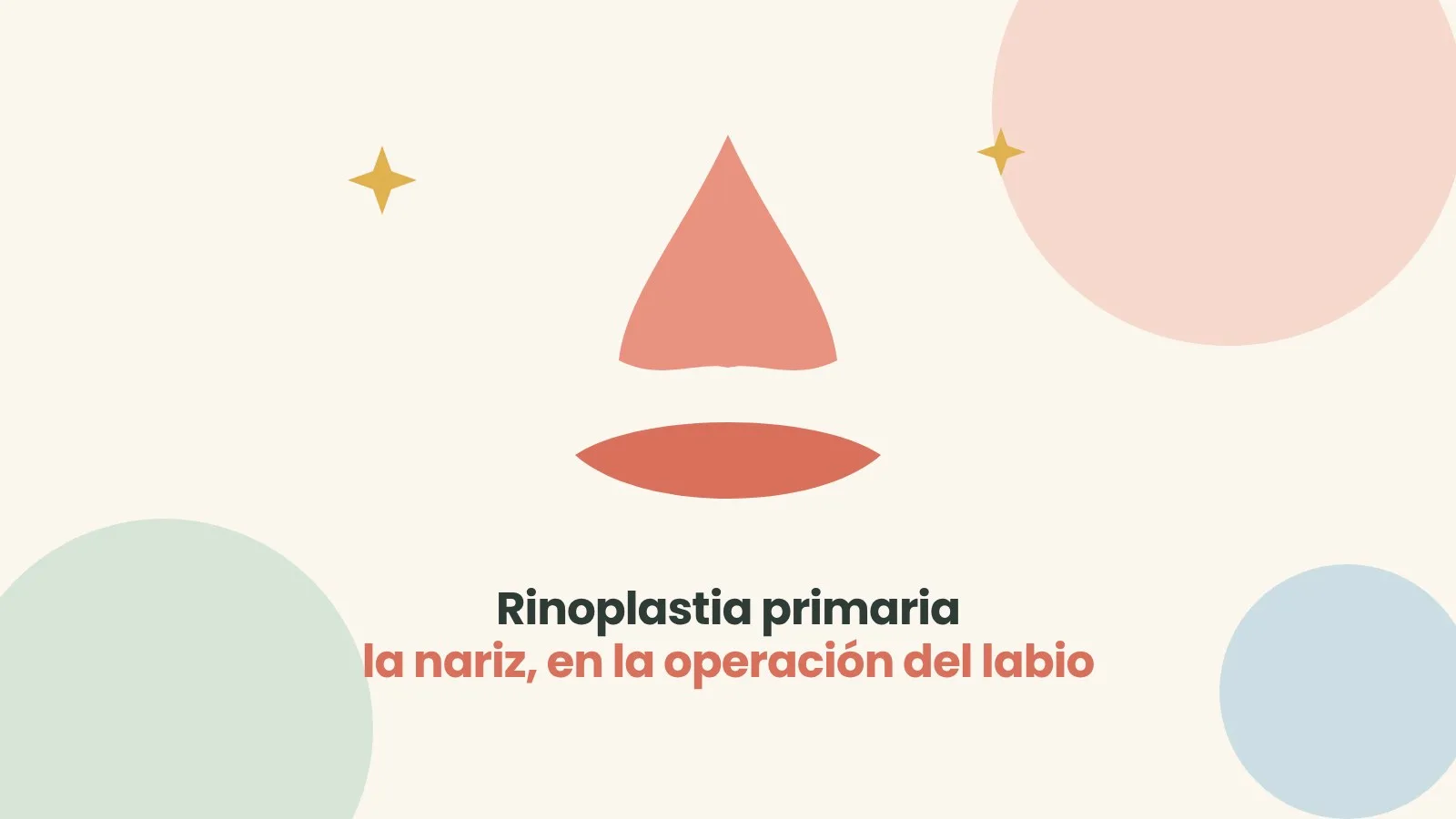Rinoplastia primaria: la nariz, en la operación del labio. Ilustración: ASPANIF