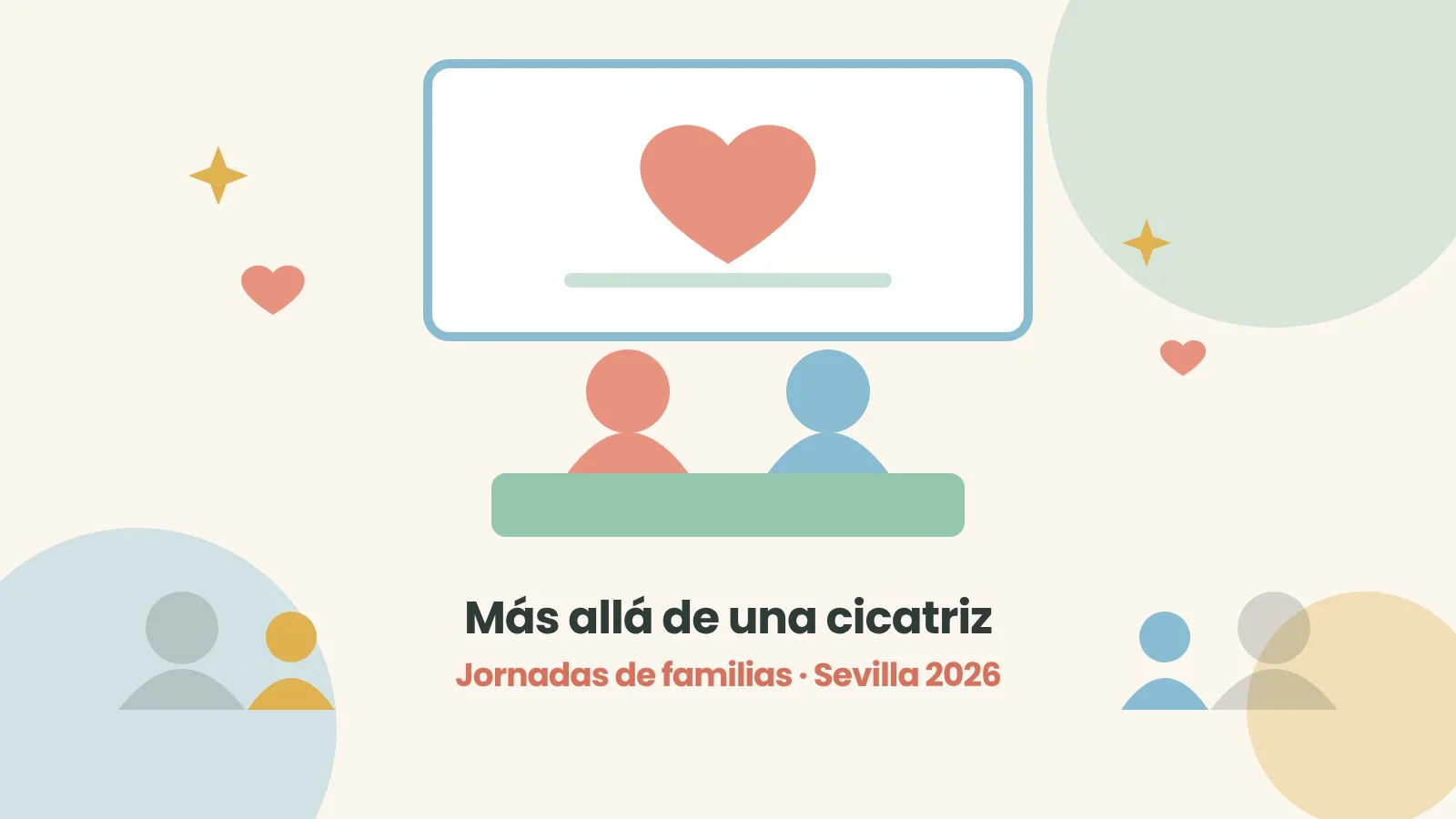 Ponencia ante las familias en las jornadas de Sevilla. Ilustración: ASPANIF